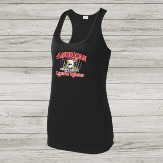 American Legion Riders Black Performance Racerback Tank