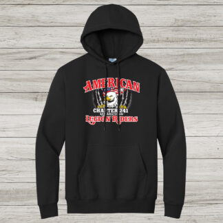 American Legion Riders Black Hooded Sweatshirt