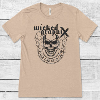 Wicked Phantom Smoke Skull - Tan