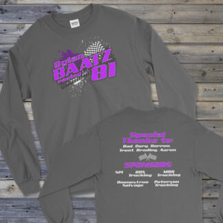 Dylan Baatz Racing Charcoal Long Sleeve T-shirt