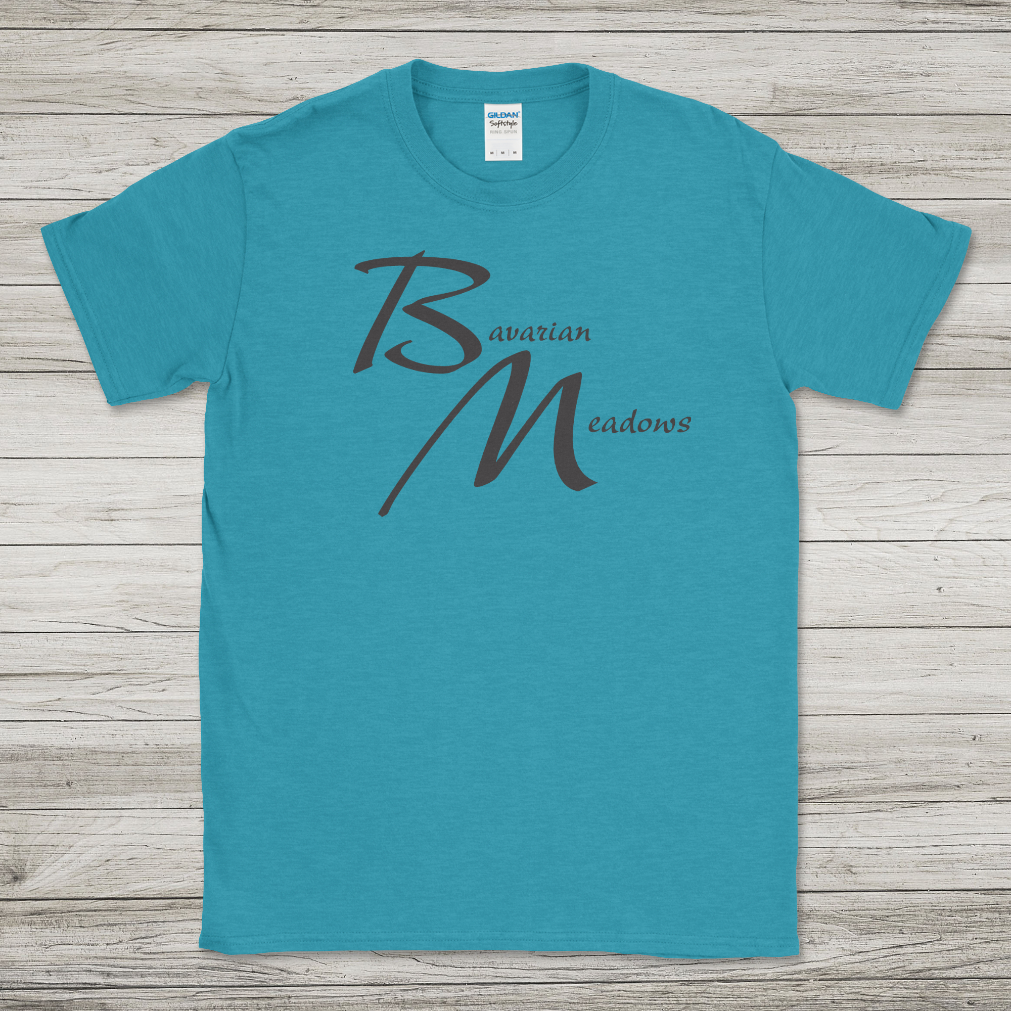 Bavarian Meadows - Heather galapagoes blue T-Shirt