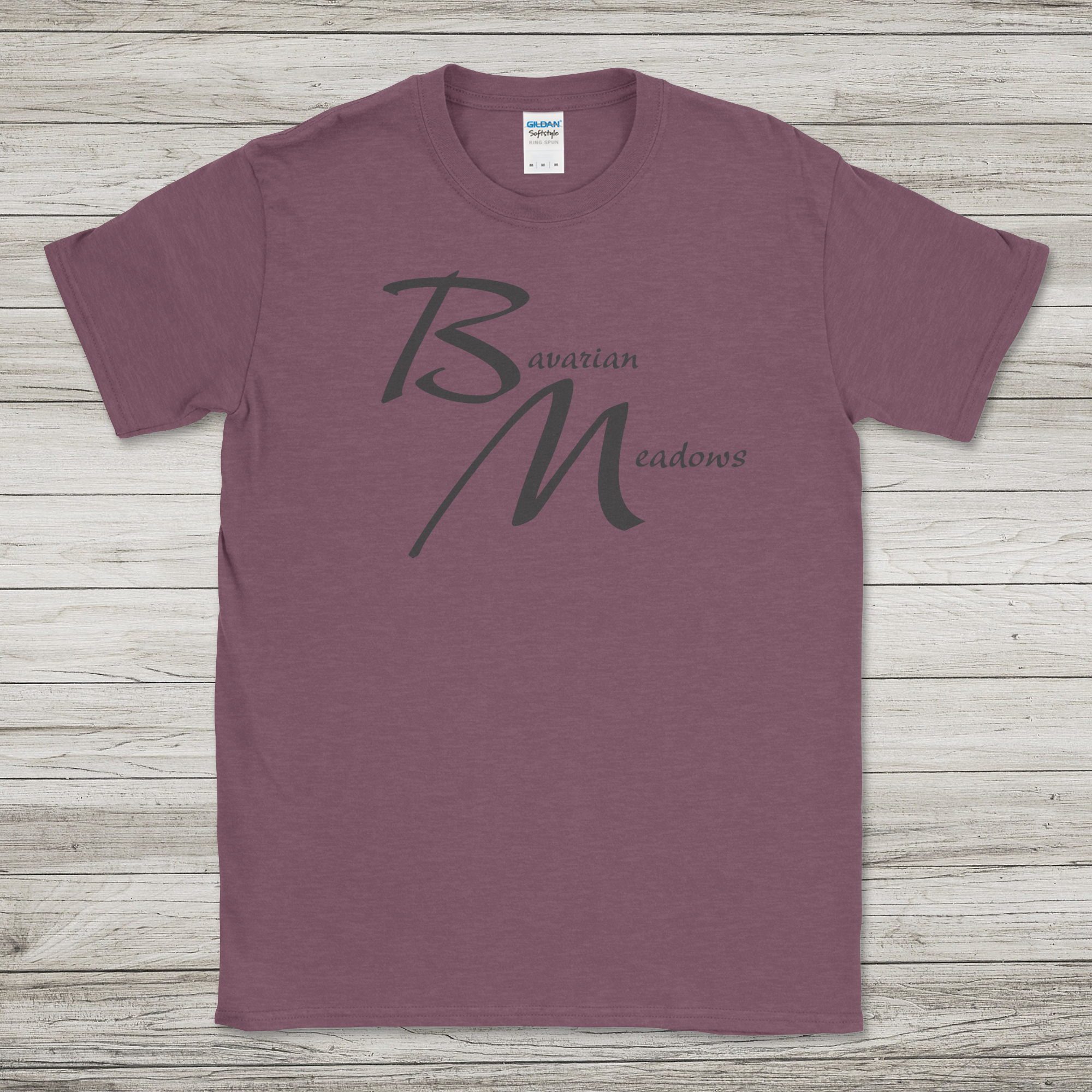Bavarian Meadows - Heather Maroon T-Shirt