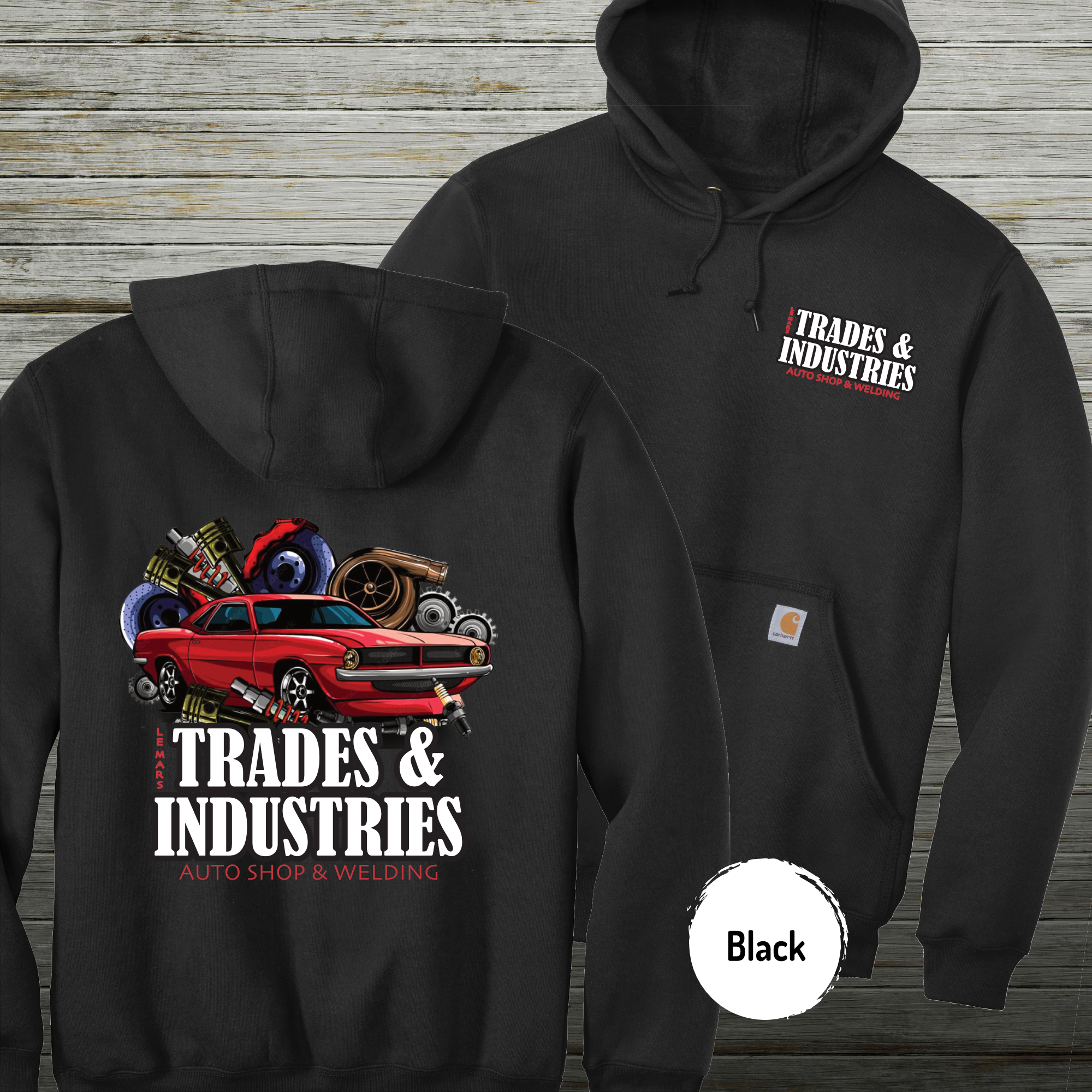 T&I Carhartt® Midweight Hooded Sweatshirt - Image 2