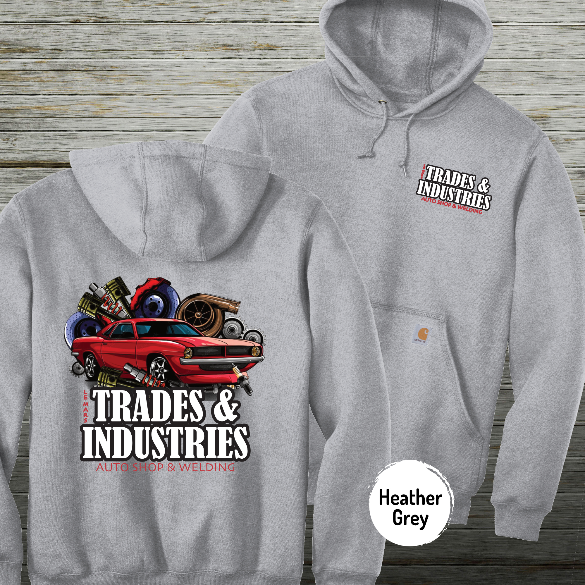 T&I Carhartt® Midweight Hooded Sweatshirt - Image 3