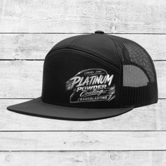 Platinum Powder Coating/Sandblasting Richardson 7-Panel Trucker Hat